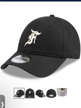 Men's Chicago White Sox New Era x Fear of God Black 9FORTY Adjustable Hat